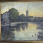 603 1055 Oljemålning